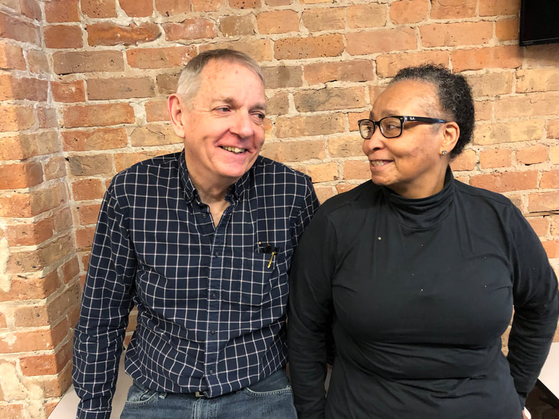 ​Vick​ie Ferguson, Adult Literacy student, enjoys working with her tutors